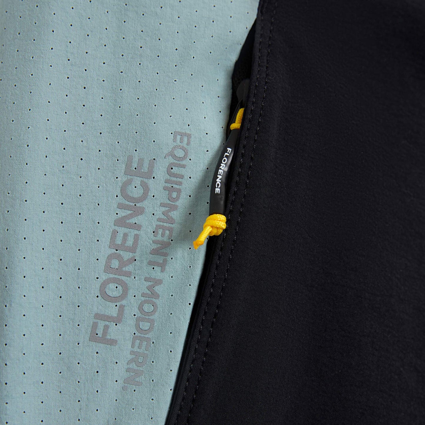 FLORENCE CORDURA AIRTEX BOARDSHORT - BLACK LIGHTEST SEA BLUE