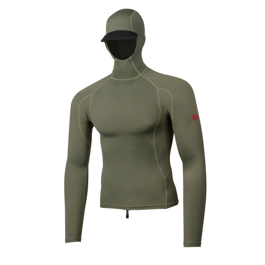 FLORENCE STANDARD ISSUE L/SL HOODED RASH GUARD - THYME