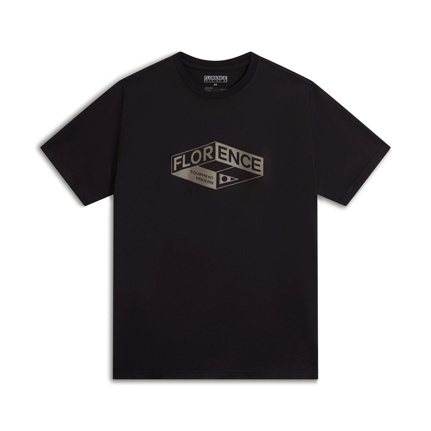 FLORENCE CULTURE SHORT SLEEVE T-SHIRT - BLACK