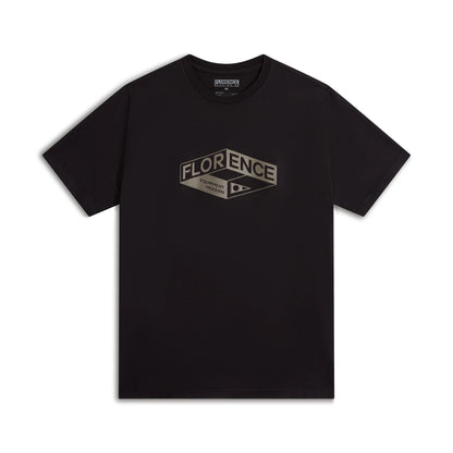 FLORENCE CULTURE SHORT SLEEVE T-SHIRT - BLACK