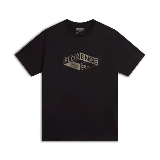 FLORENCE CULTURE SHORT SLEEVE T-SHIRT - BLACK