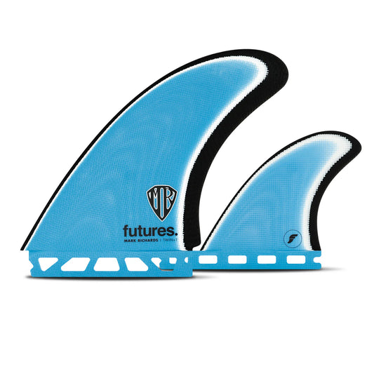 FUTURES MARK RICHARDS FG TWIN + STABILISER - BLUE/WHITE/BLACK