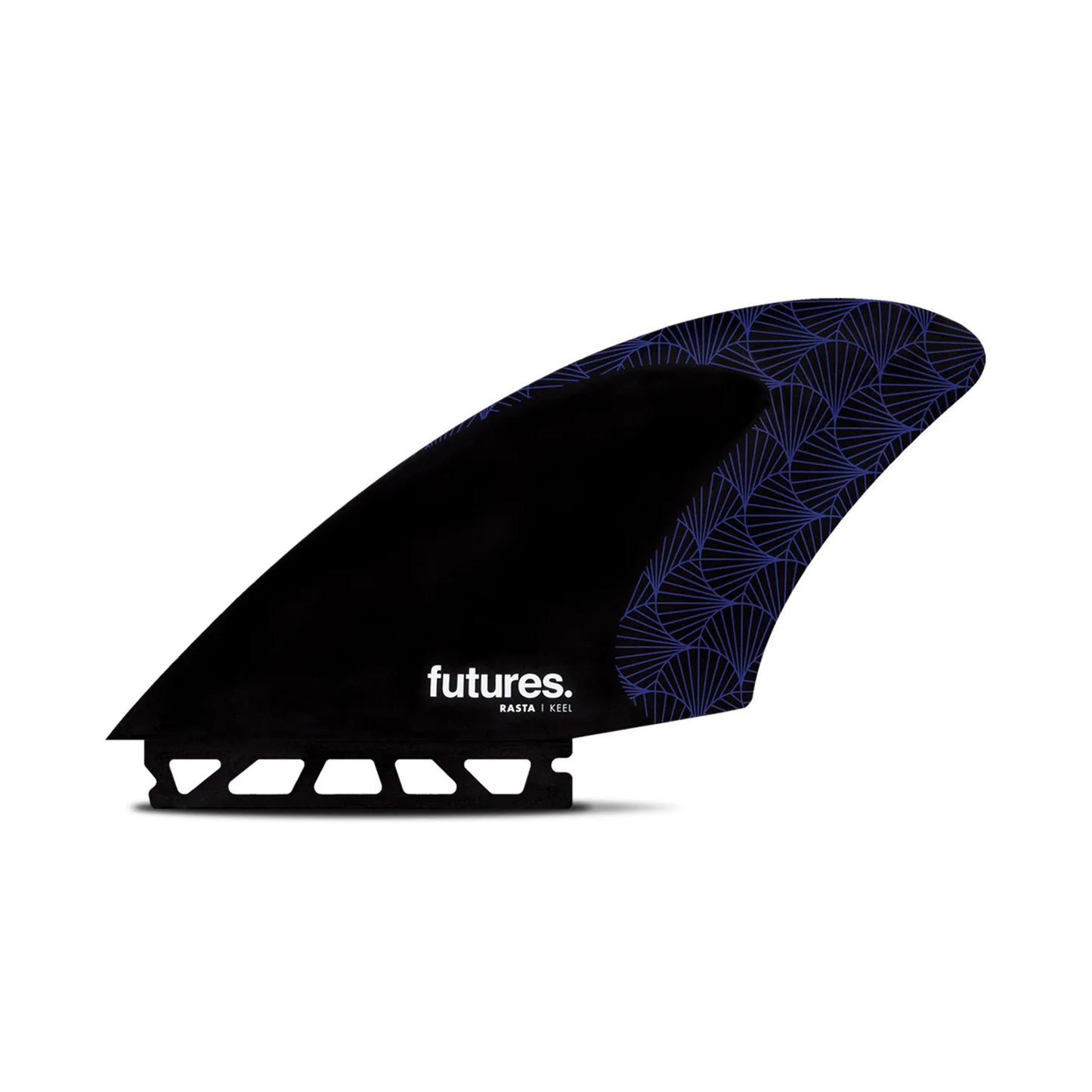 FUTURES RASTA KEEL HONEYCOMB TWIN - BLACK/PURPLE