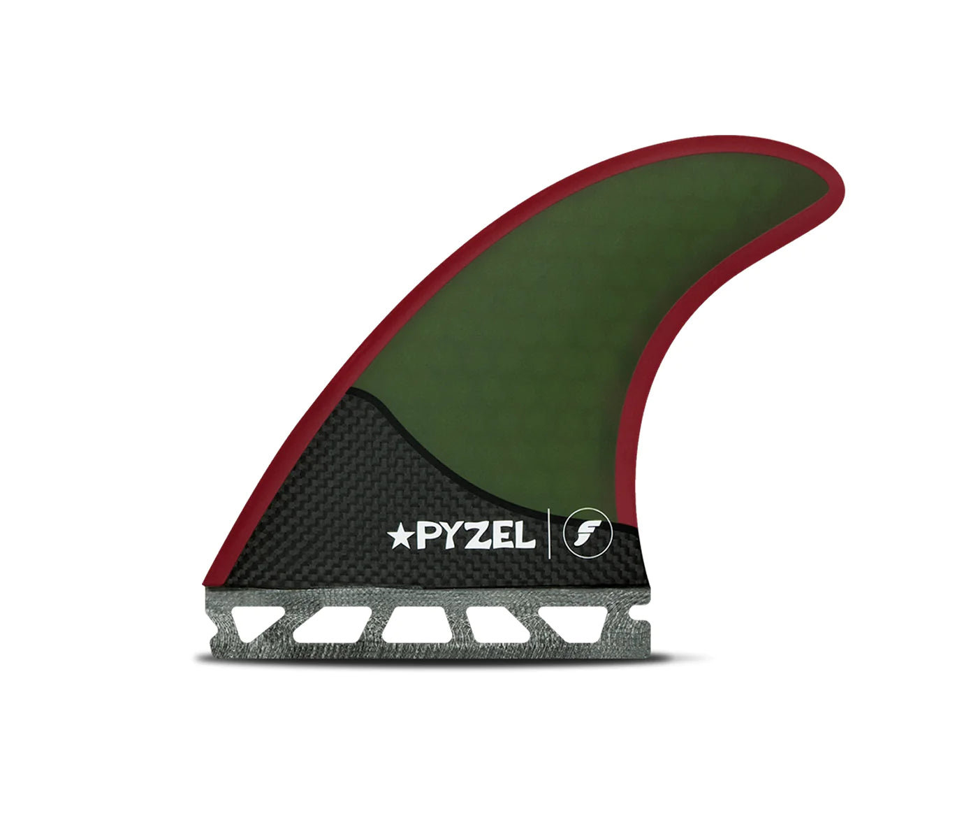 FUTURES PYZEL HONEYCOMB CARBON TRI M GREEN/RED