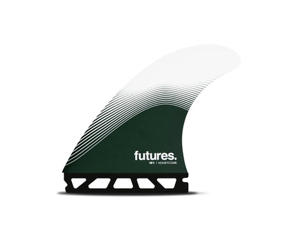 FUTURES TIMMY PATTERSON TP1 HONEYCOMB TRI L - WHITE/FOREST GREEN