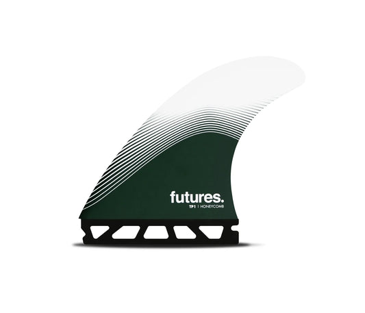 FUTURES TIMMY PATTERSON TP1 HONEYCOMB TRI L - WHITE/FOREST GREEN