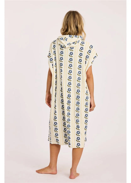 SISSTREVOLUTION CHARLIE HOODED TOWEL - SEA SALT