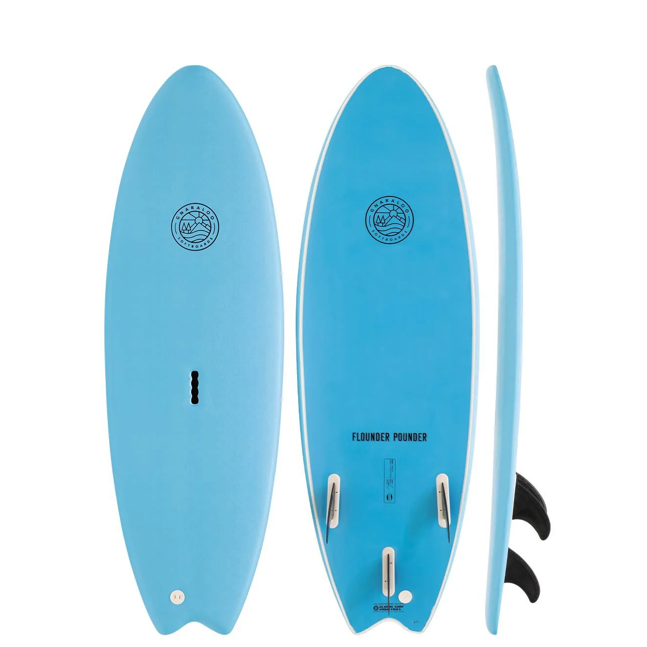 GNARALOO FLOUNDER POUNDER SOFTBOARD 6'6" 59L