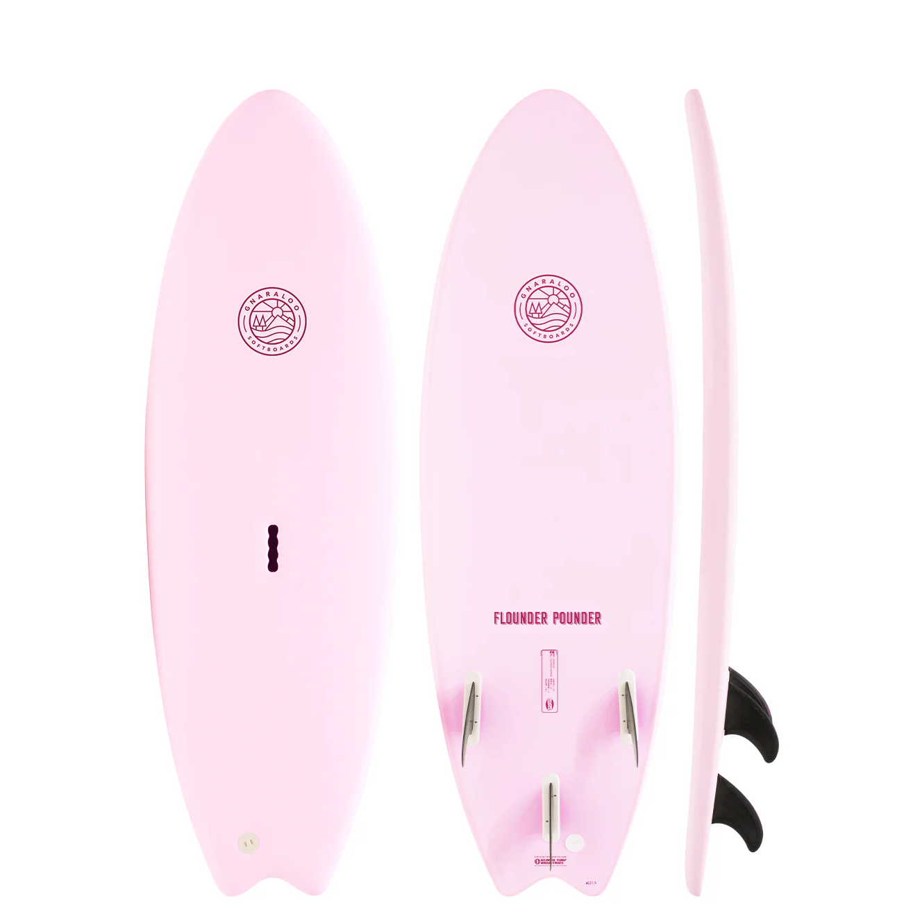 GNARALOO FLOUNDER POUNDER SOFTBOARD 6'6" 59L