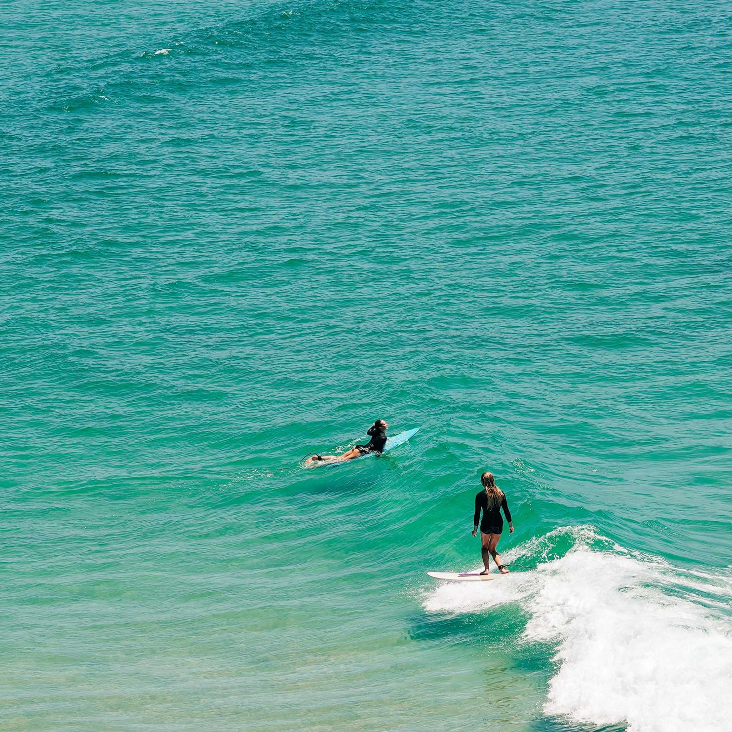 O&E HAPPY HOUR 8'0" EPOXY SOFTBOARD FUTURES 63L - SKY BLUE