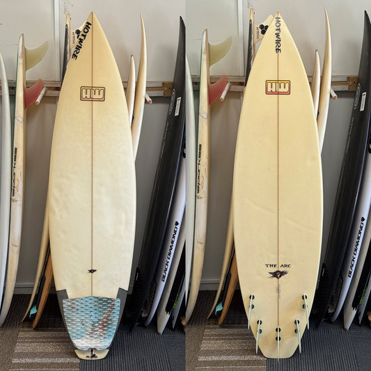 HOTWIRE SURFBOARDS THE ARC 6'2" FCS 27L