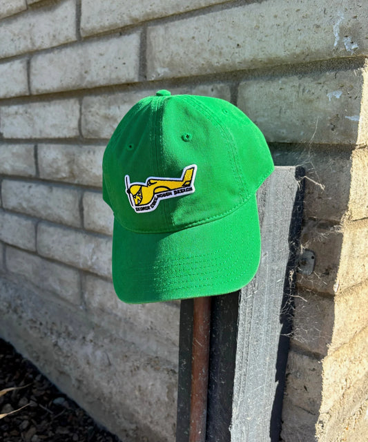 TRUE AMES GREENOUGH DAD HAT - KELLY GREEN