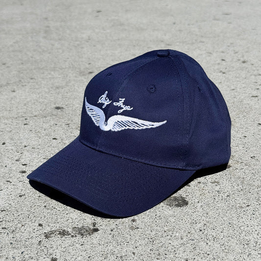 TRUE AMES SKIP FRYE DAD HAT - NAVY