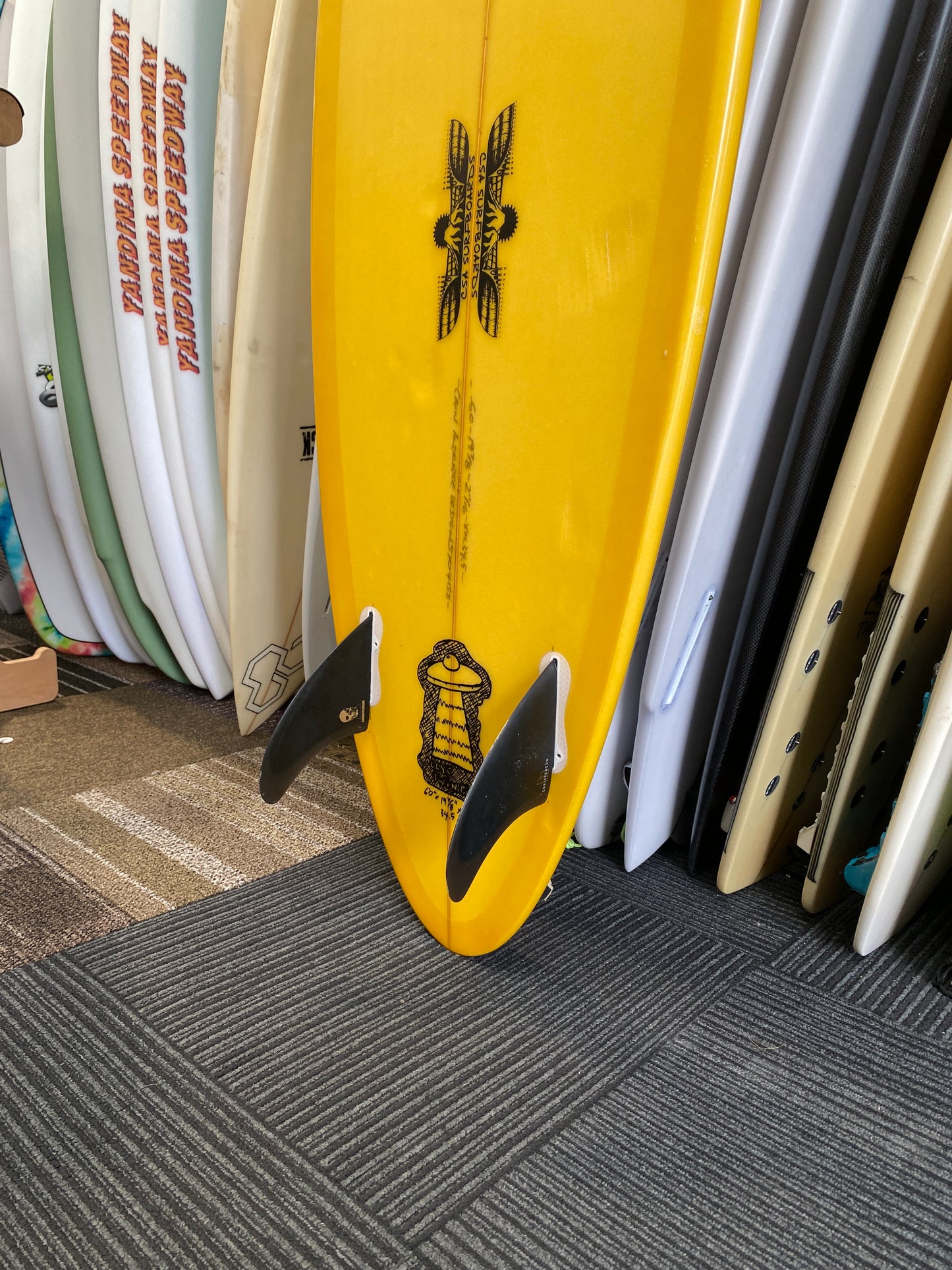 CSA OLLYS TWIN PIN 6'0" PU FCS II 34.5L