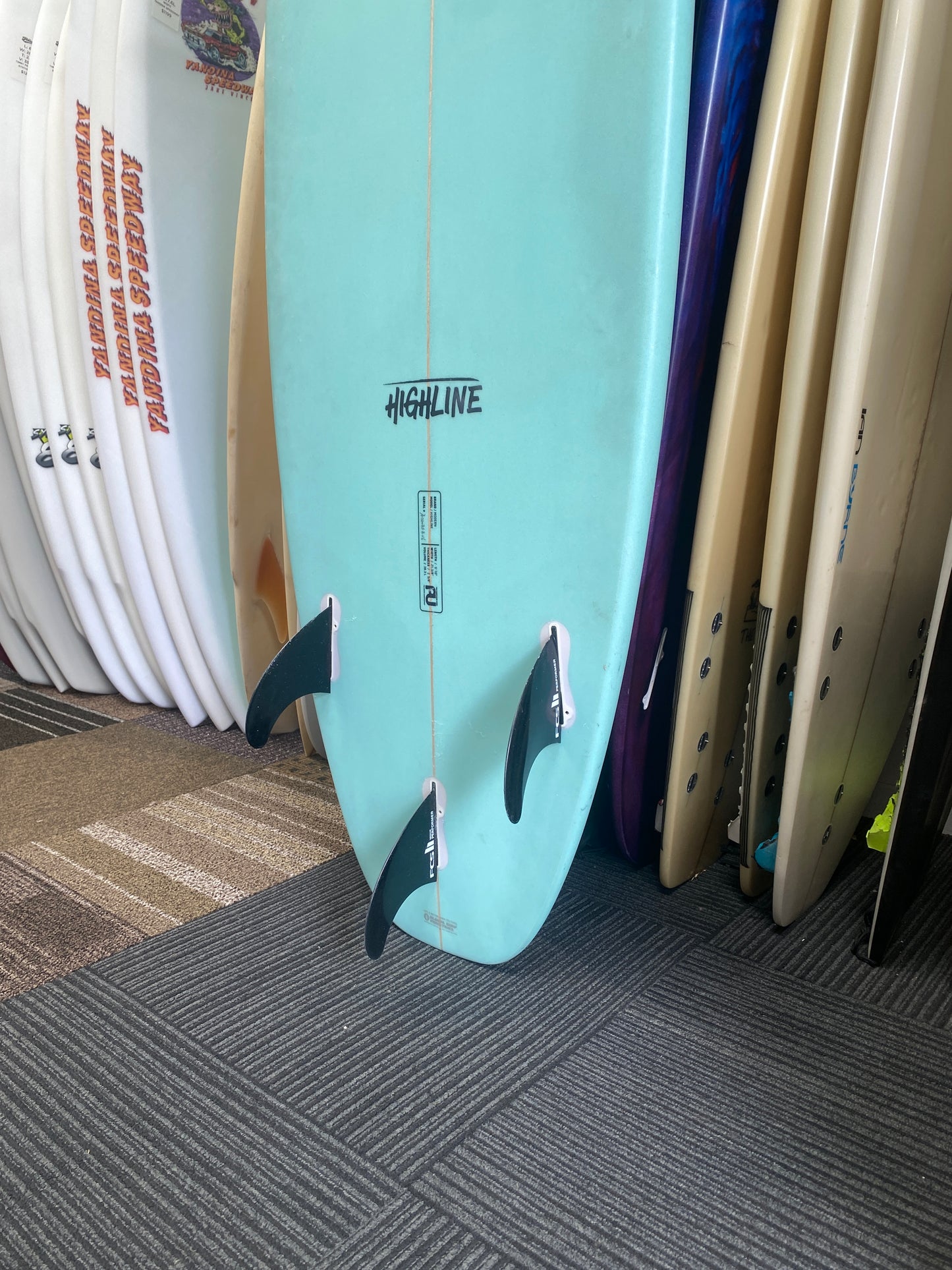 MODERN HIGHLINE 5'10" FCS II PU 38.3L