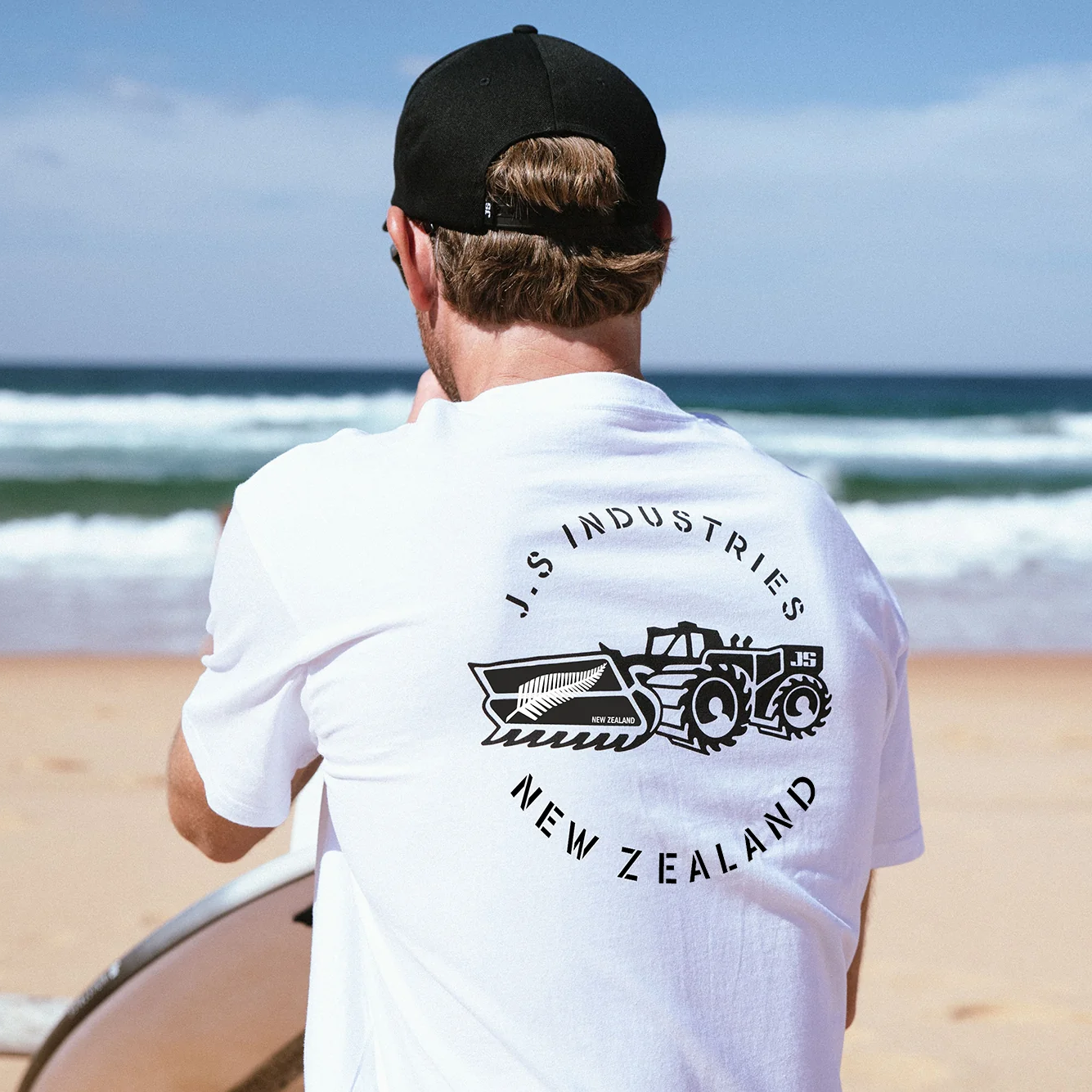 JS INDUSTRIES LOCAL NZ TEE - WHITE