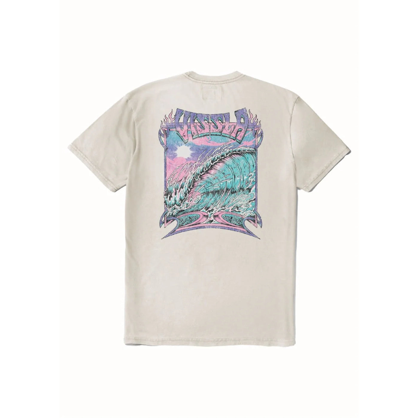 VISSLA DRAIN PIPES COSMIC WASH SHORT SLEEVE TEE - DUNE