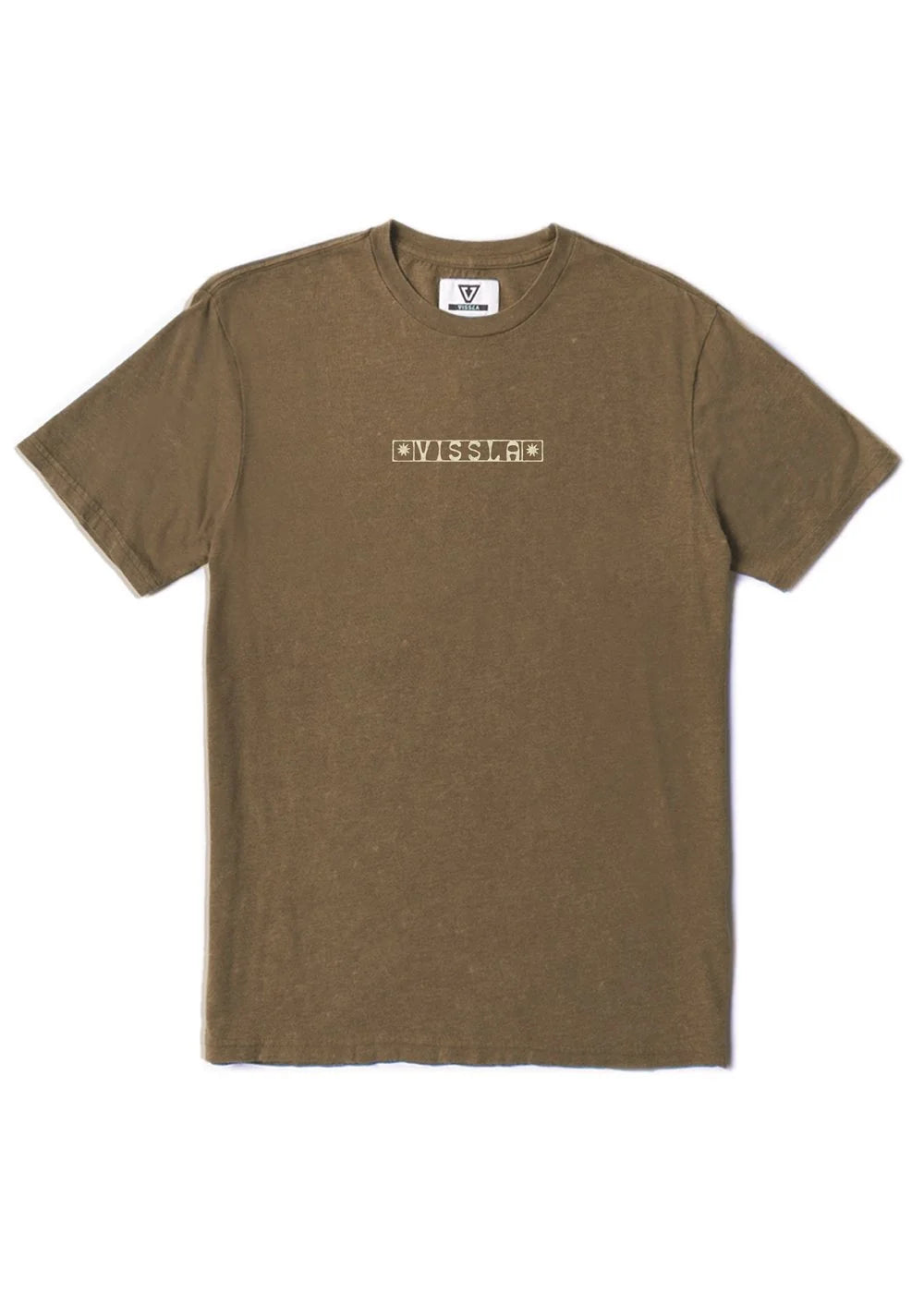 VISSLA SERPENTS COSMIC WASH TEE - CHOCOLATE