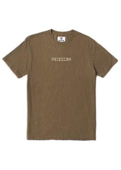 VISSLA SERPENTS COSMIC WASH TEE - CHOCOLATE