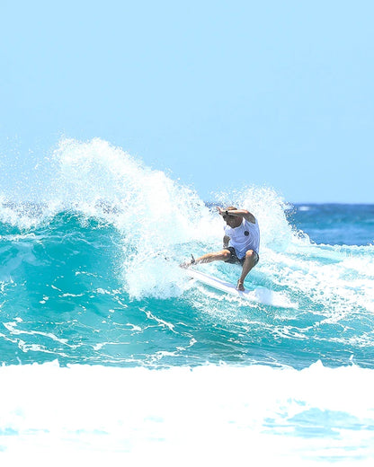 MICK FANNING EVENFLOW 6'0" EPOXY-LAM FCS II 36.85L - WHITE