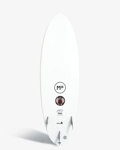 MICK FANNING EVENFLOW 6'0" EPOXY-LAM FCS II 36.85L - WHITE