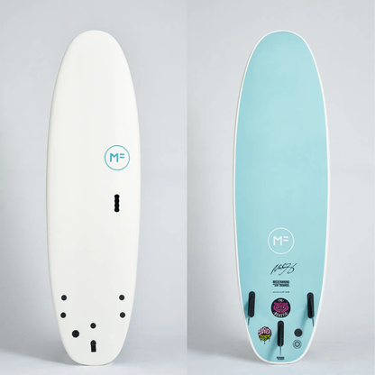 MICK FANNING BEASTIE 8'0" SUPERSOFT 61.52L - WHITE/TEAL