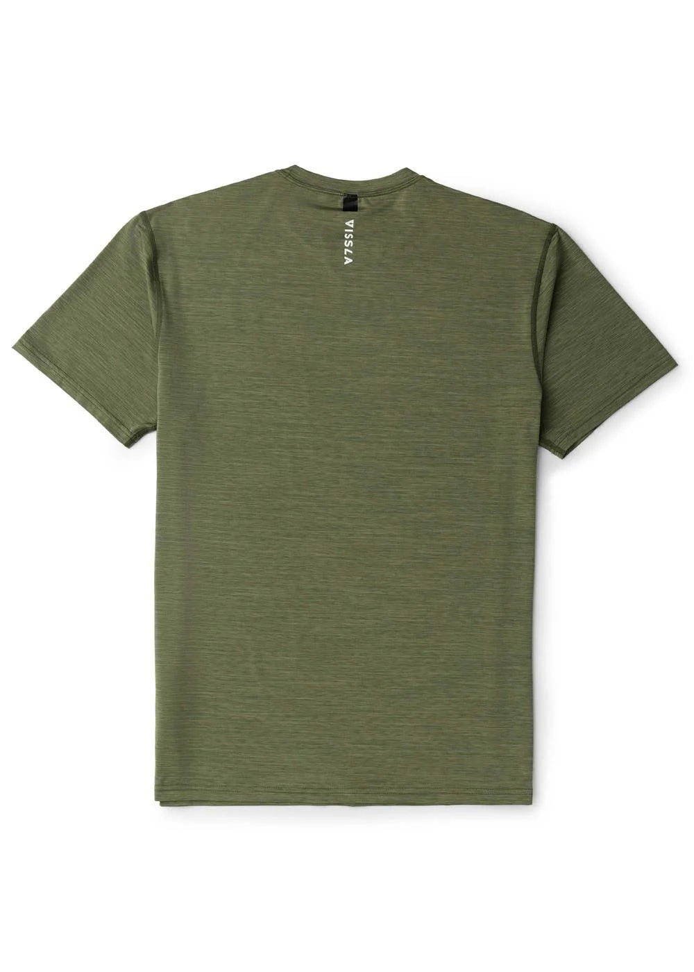 VISSLA TWISTED ECO SS SUN SHIRT - ARMY HEATHER