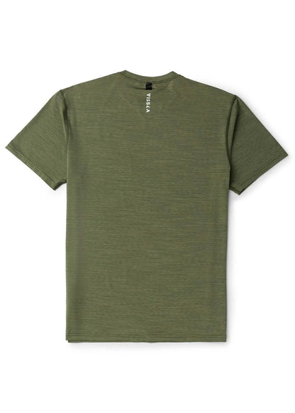 VISSLA TWISTED ECO SS SUN SHIRT - ARMY HEATHER
