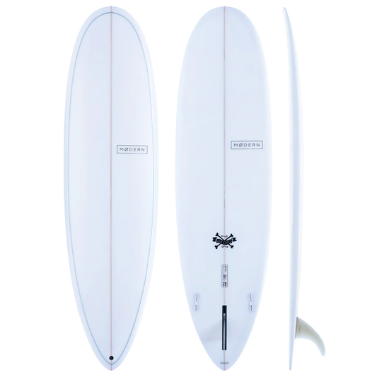 MODERN LOVE CHILD 7'0" GREY/SKY BLUE PINLINE PU 52.6L FCSII