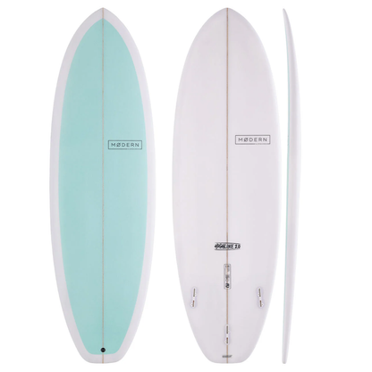 MODERN HIGHLINE 2.0 6'6" PU FCS II 51L - SEA GREEN/WHITE