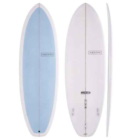 MODERN HIGHLINE 2.0 6'9" PU FCS II 56L - SKY BLUE/WHITE