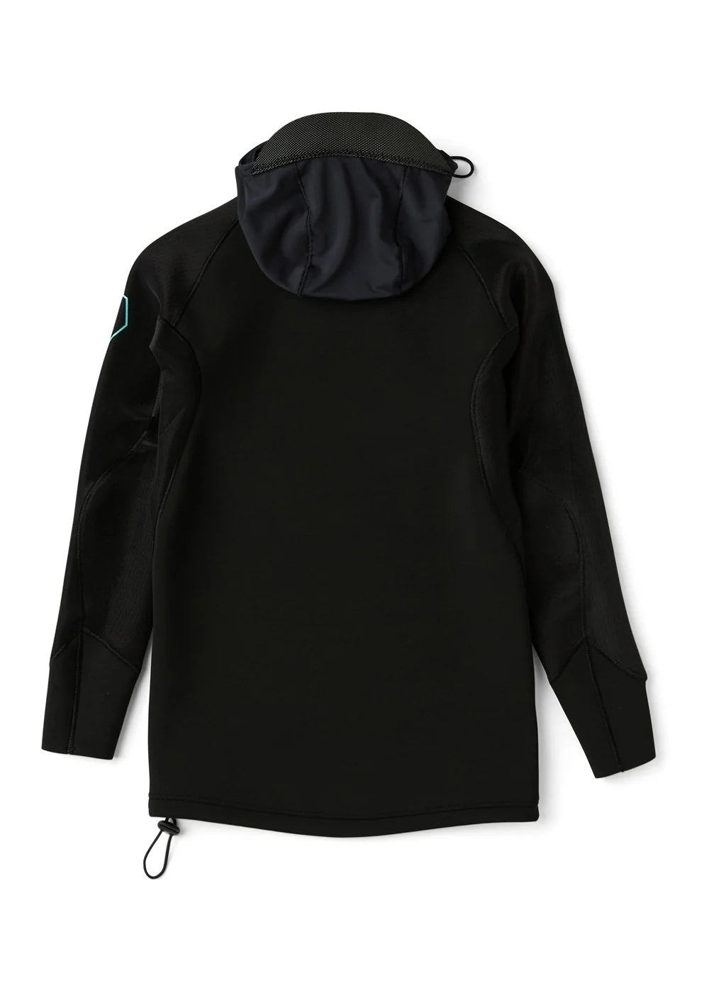 VISSLA MENS HIGH SEAS II HOODED LS WETSUIT JACKET - BLACK