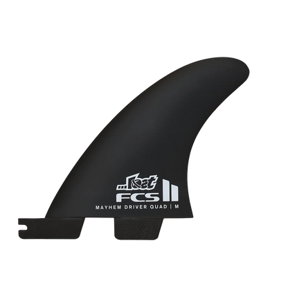 FCS II MAYHEM DRIVER PC CARBON QUAD REAR M - WHITE