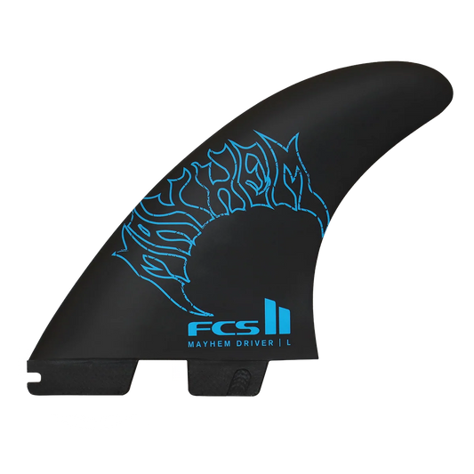 FCS II MAYHEM DRIVER PC CARBON TRI L - BLUE