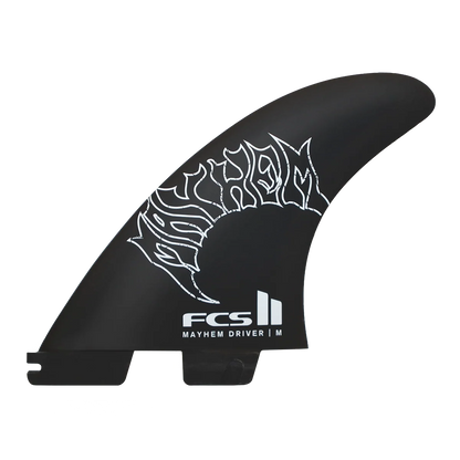 FCS II MAYHEM DRIVER PC CARBON TRI M - WHITE