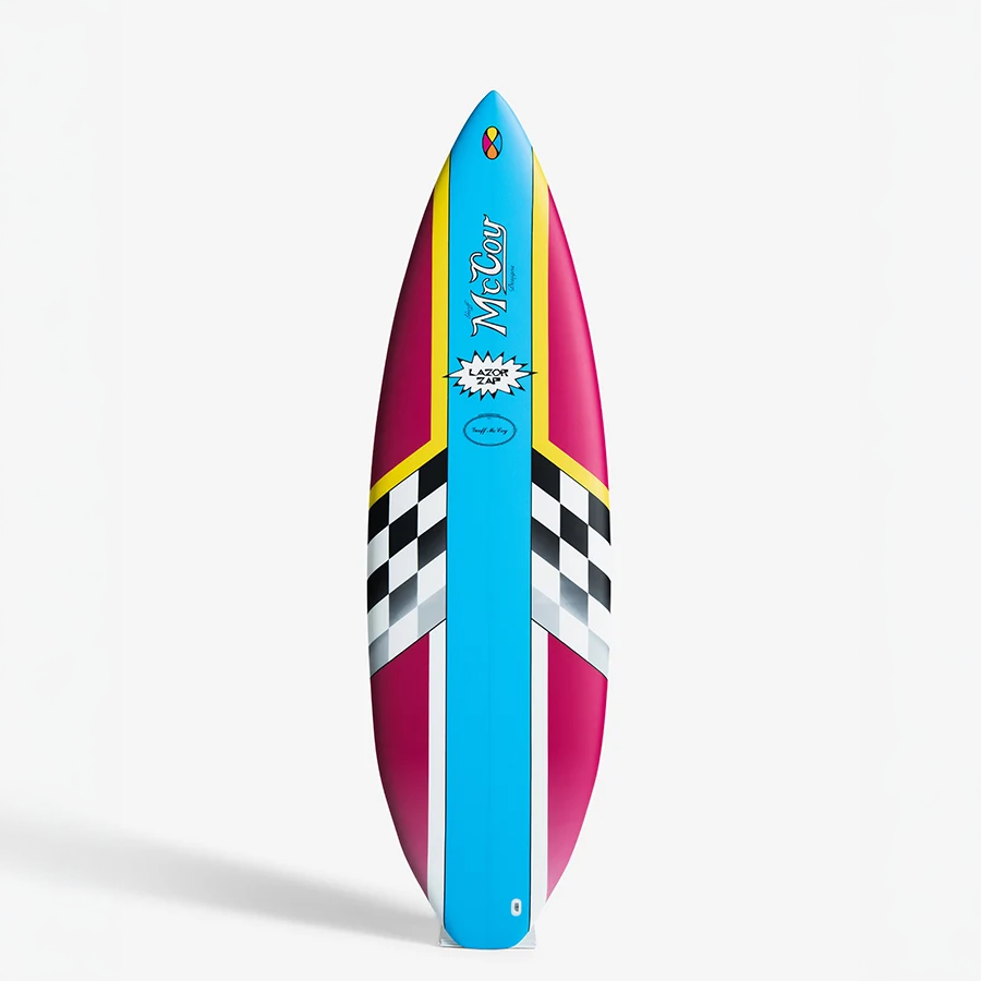 MCCOY LAZER ZAP 5'10" XF FUTURES 35L - MAGENTA