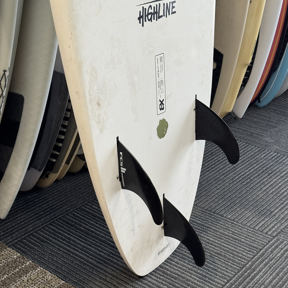 MODERN HIGHLINE BAMBOO 5'10" EPOXY FCS II 38.3l