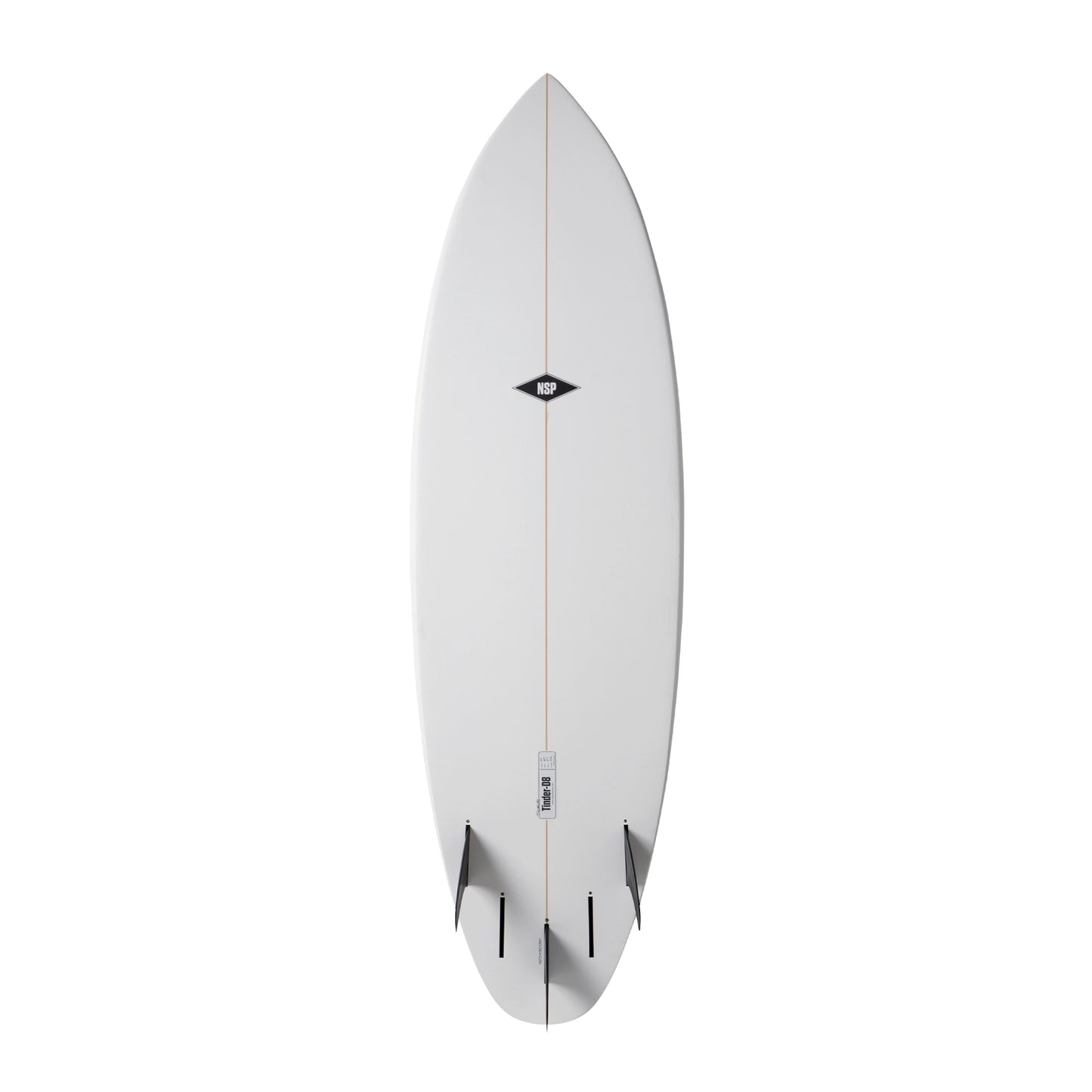 NSP TINDER D8 6'6" ELEMENTS FUTURES 42.2L - WHITE