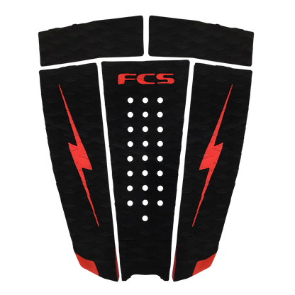 FCS NATHAN FLORENCE GRIP/TRACTION - RED BOLT