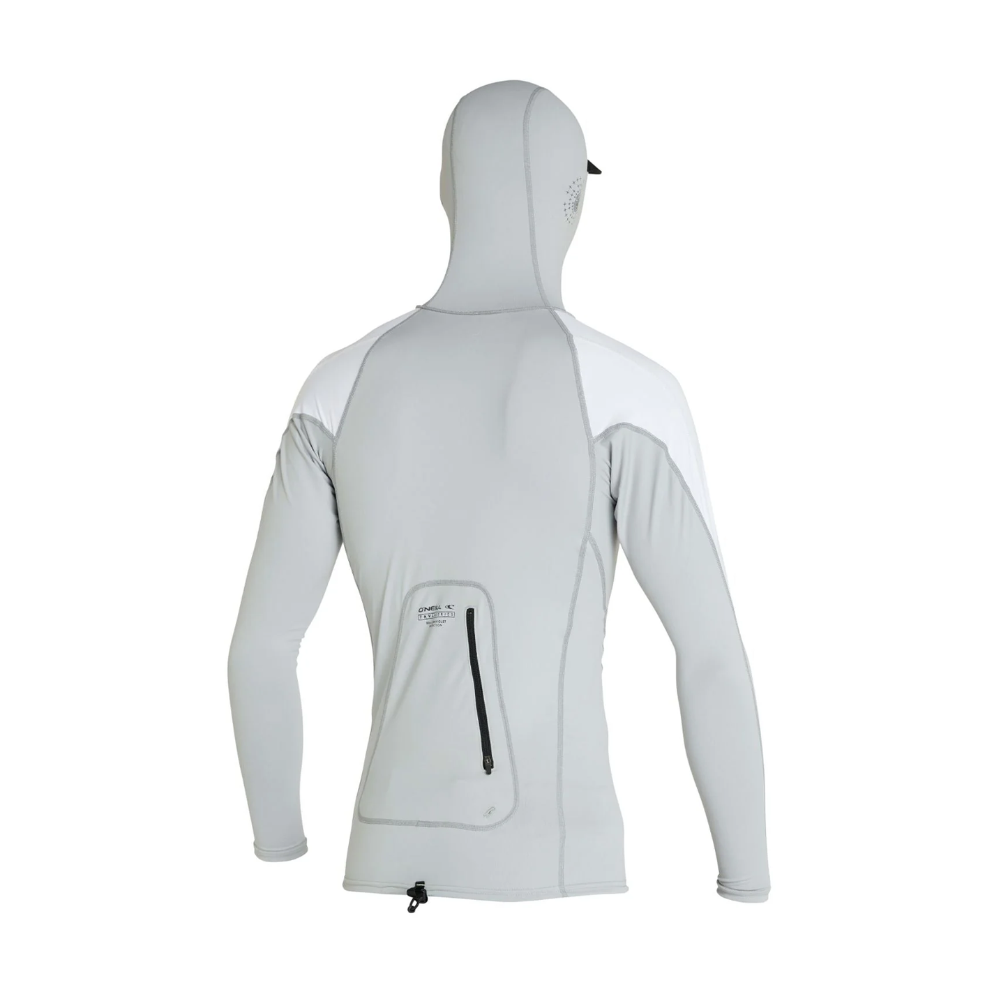 O'NEILL TRVLR LS HOODED RASH VEST - COOL GREY