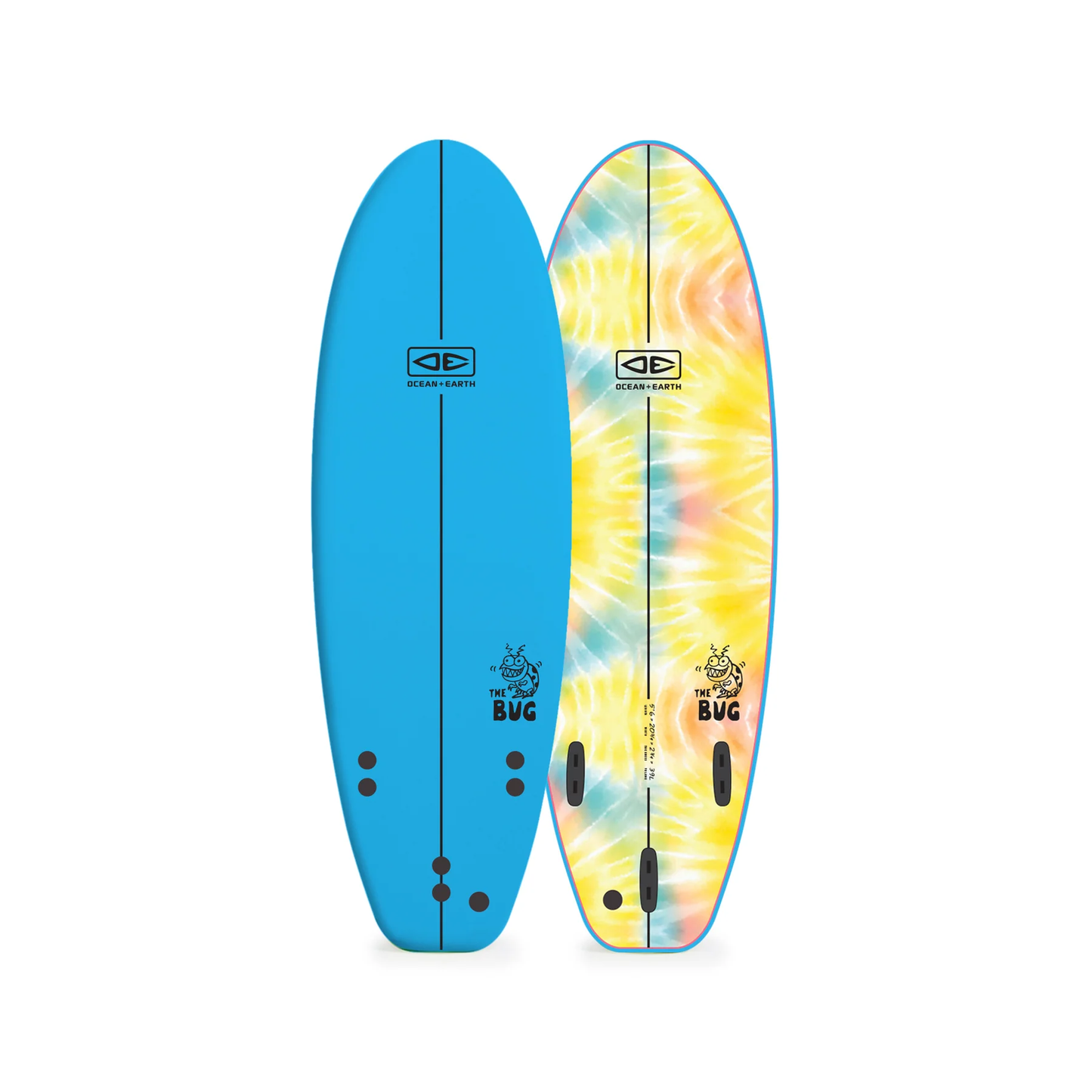 O&E BUG SOFTBOARD 5'6 39L - BLUE