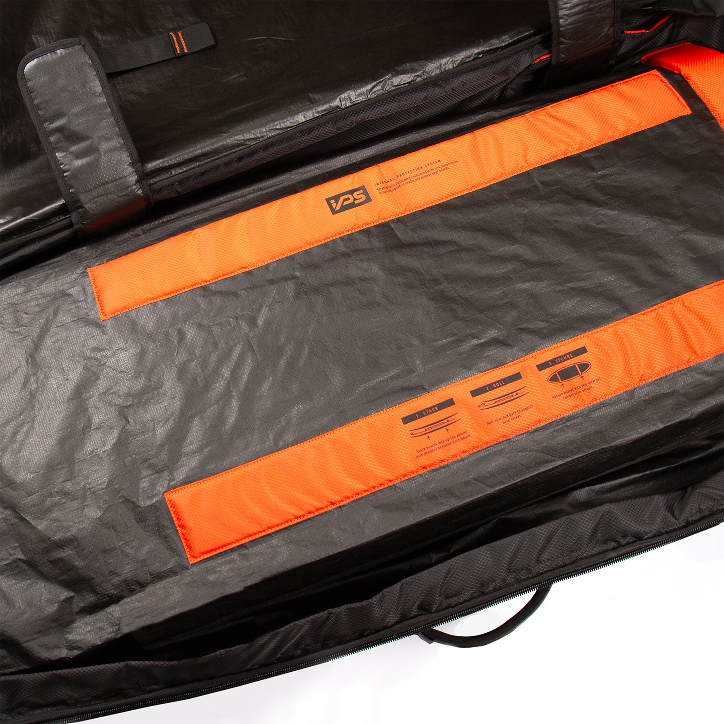 O&E APEX FISH/SHORTBOARD 3 BOARD TRAVEL COVER - BLACK