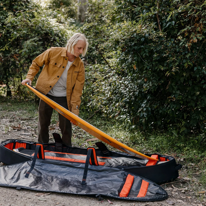 O&E APEX FISH/SHORTBOARD 3 BOARD TRAVEL COVER - BLACK