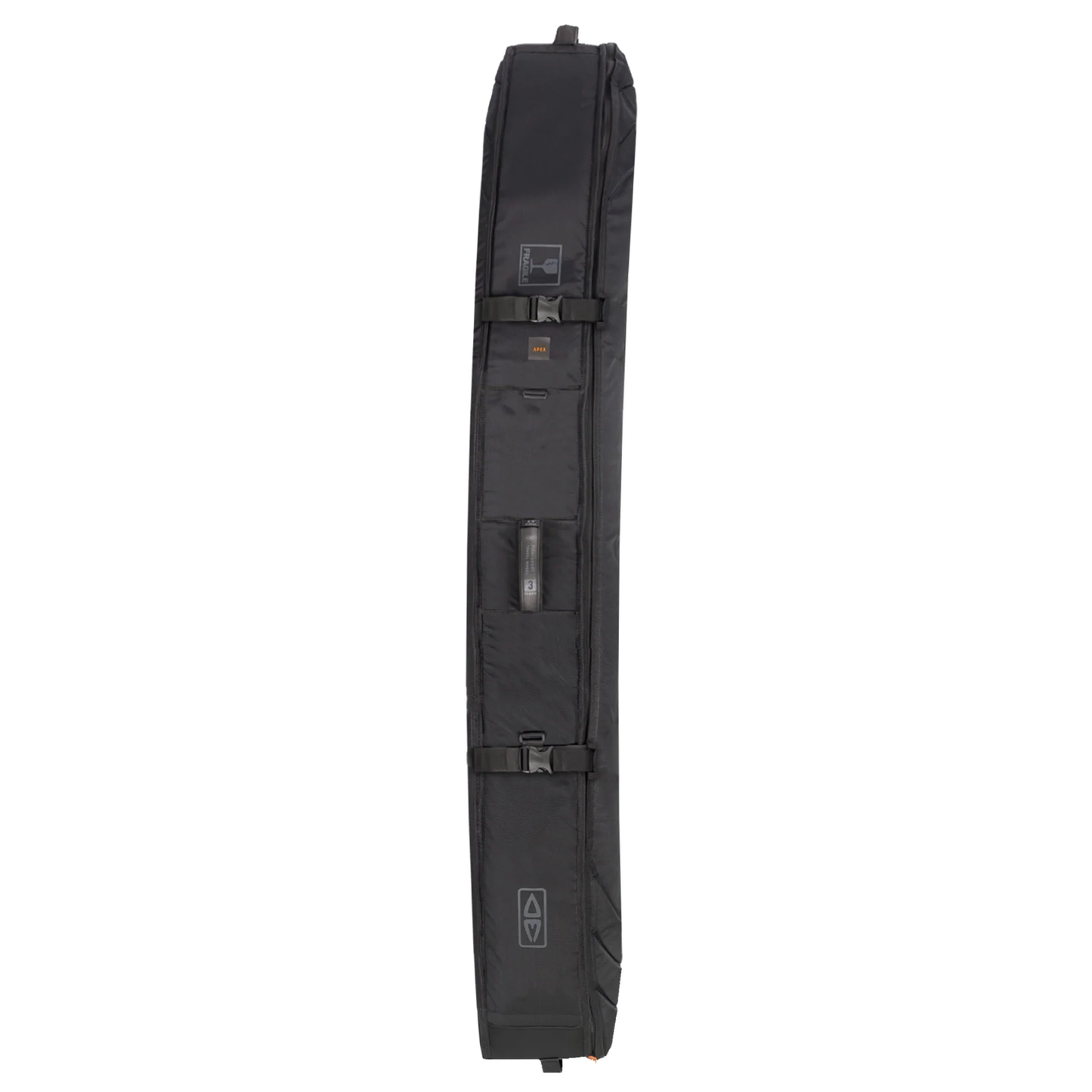 O&E APEX FISH/SHORTBOARD 3 BOARD TRAVEL COVER - BLACK