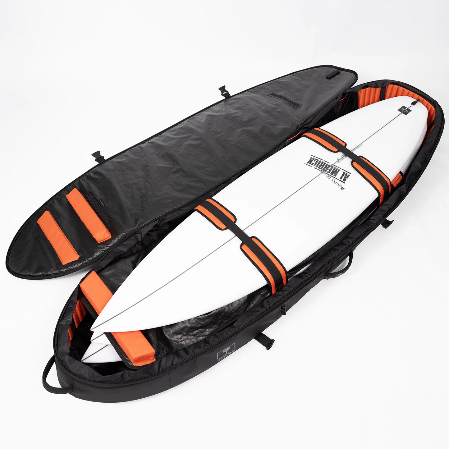 O&E APEX FISH/SHORTBOARD 3 BOARD TRAVEL COVER - BLACK
