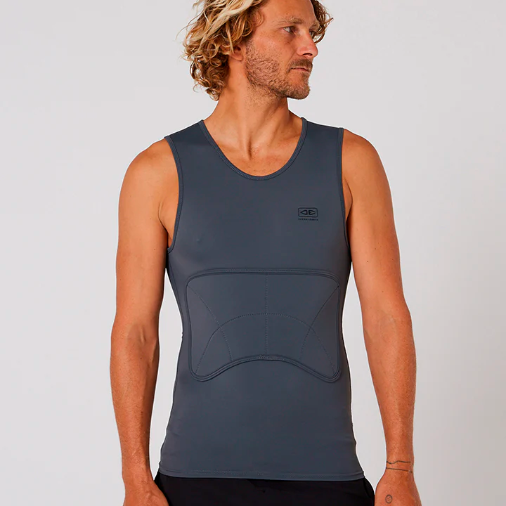 O&E RIB GUARD PADDED VEST - CHARCOAL