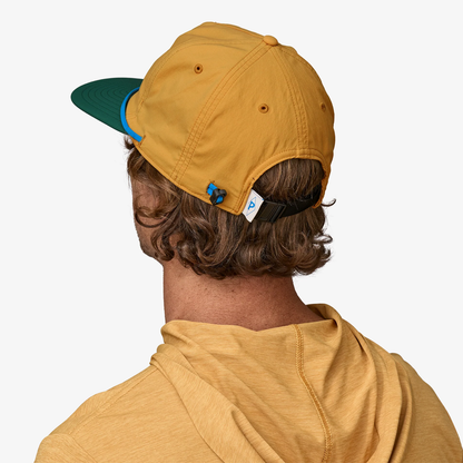 PATAGONIA MERGANZER HAT - WATER PEOPLE BANNER: PUFFERFISH GOLD