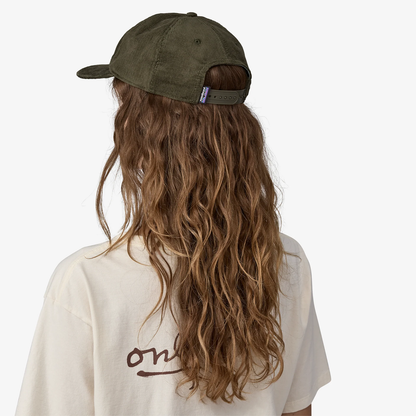 PATAGONIA CORDUROY CAP - EARTH CURRENTS PATCH: PINE NEEDLE GREEN