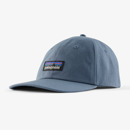 PATAGONIA P-6 LABEL TRAD CAP - UTILITY BLUE