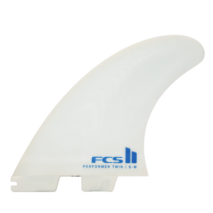 FCS II PERFORMER TWIN + STABILISER PG M-L - WHITE